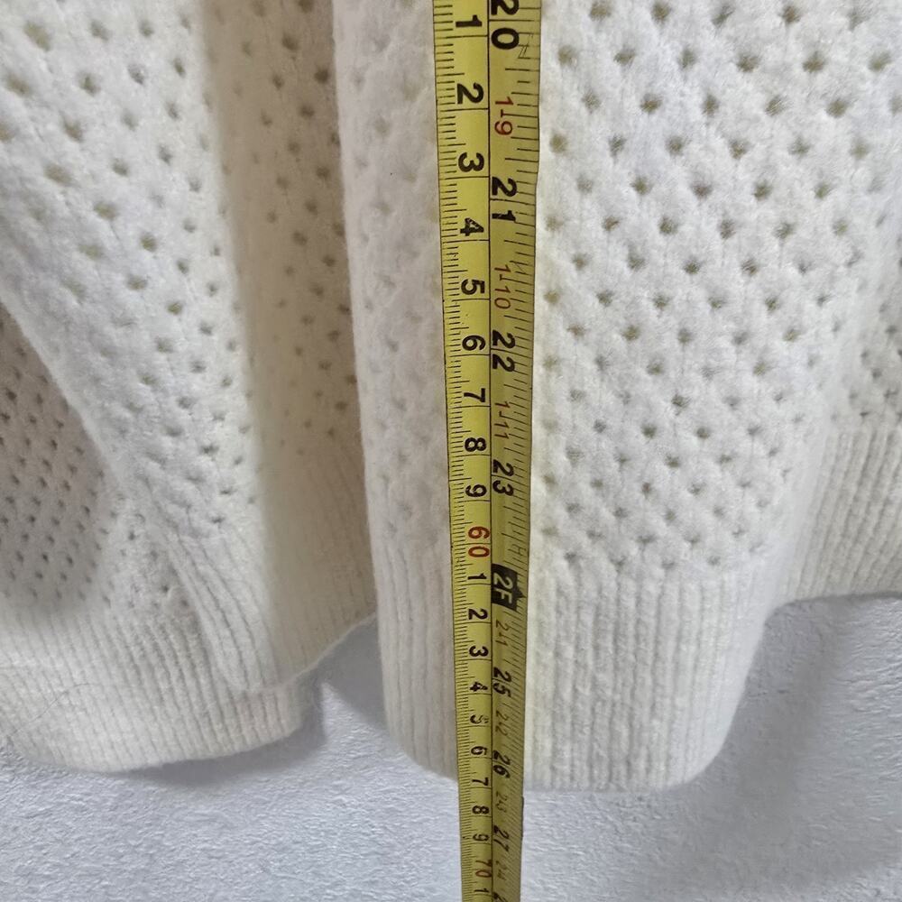 Universal Thread White Knit Half Zip Pullover Sweater XXL Cozy Warm Casual - Picture 10 of 13